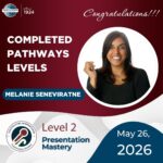 Melanie Seneviratne, Level 2
